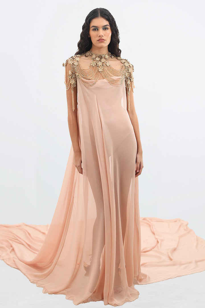 Silk Muslin Asymmetrical Dress