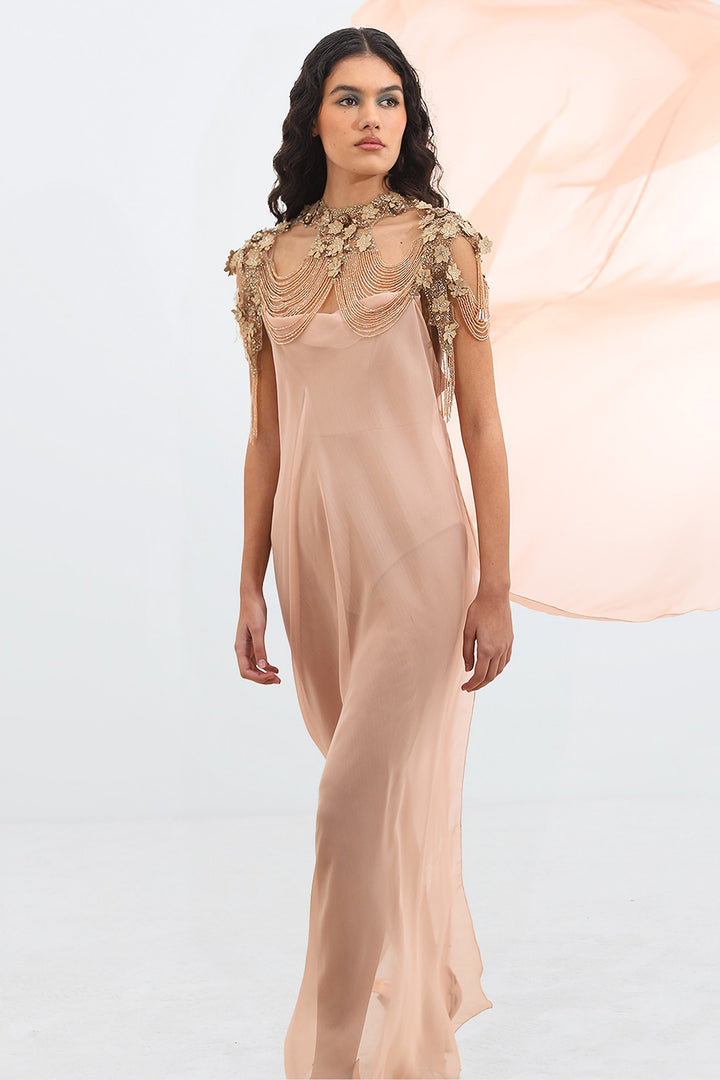 Silk Muslin Asymmetrical Dress