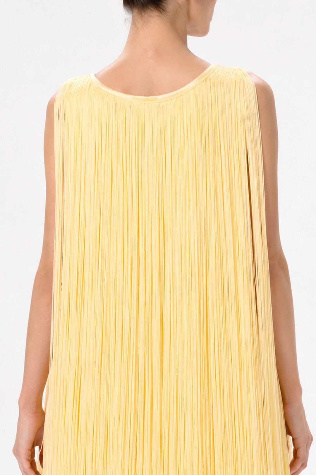 Fringe Long A-Line Dress