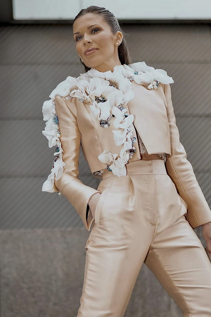 Silk Mikado Two-Piece Ensemble