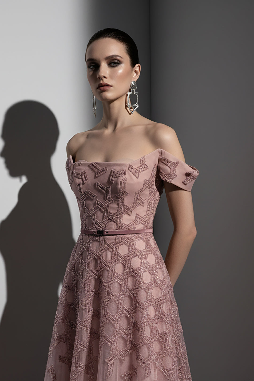 Beaded Bodice and Skirt Tulle Dress