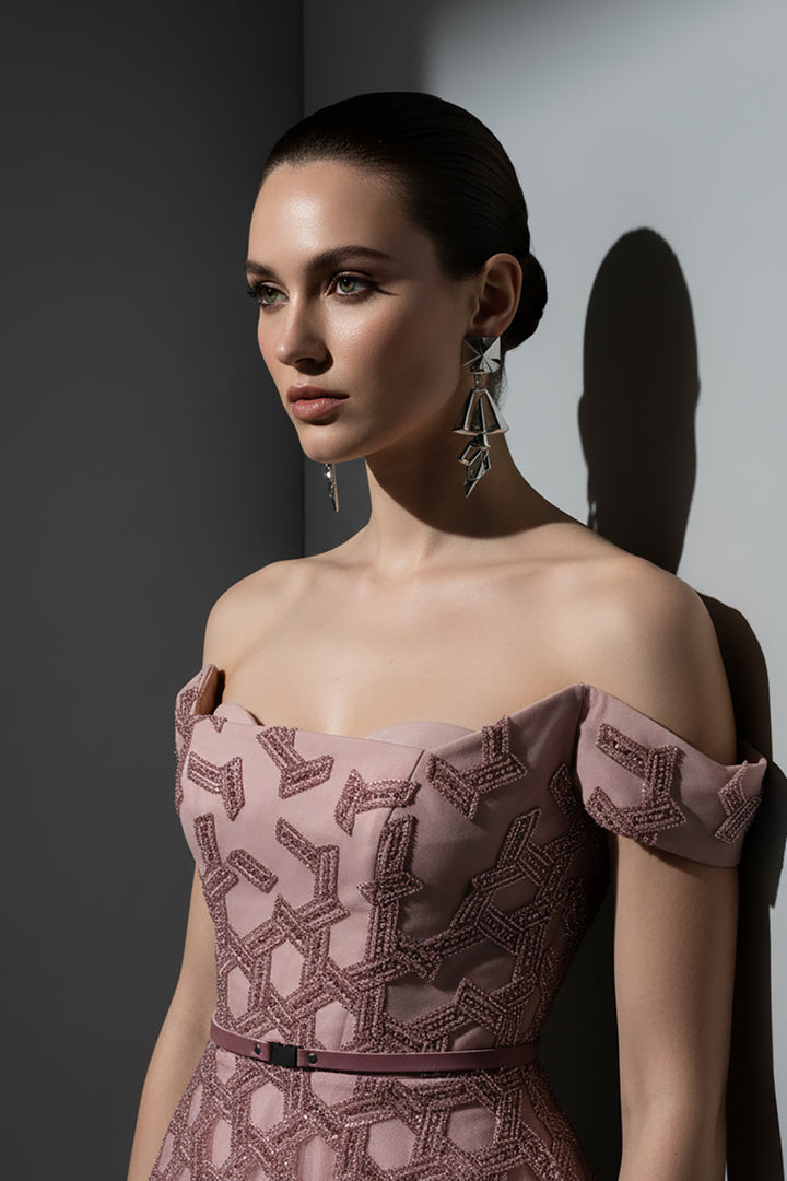 Beaded Bodice and Skirt Tulle Dress