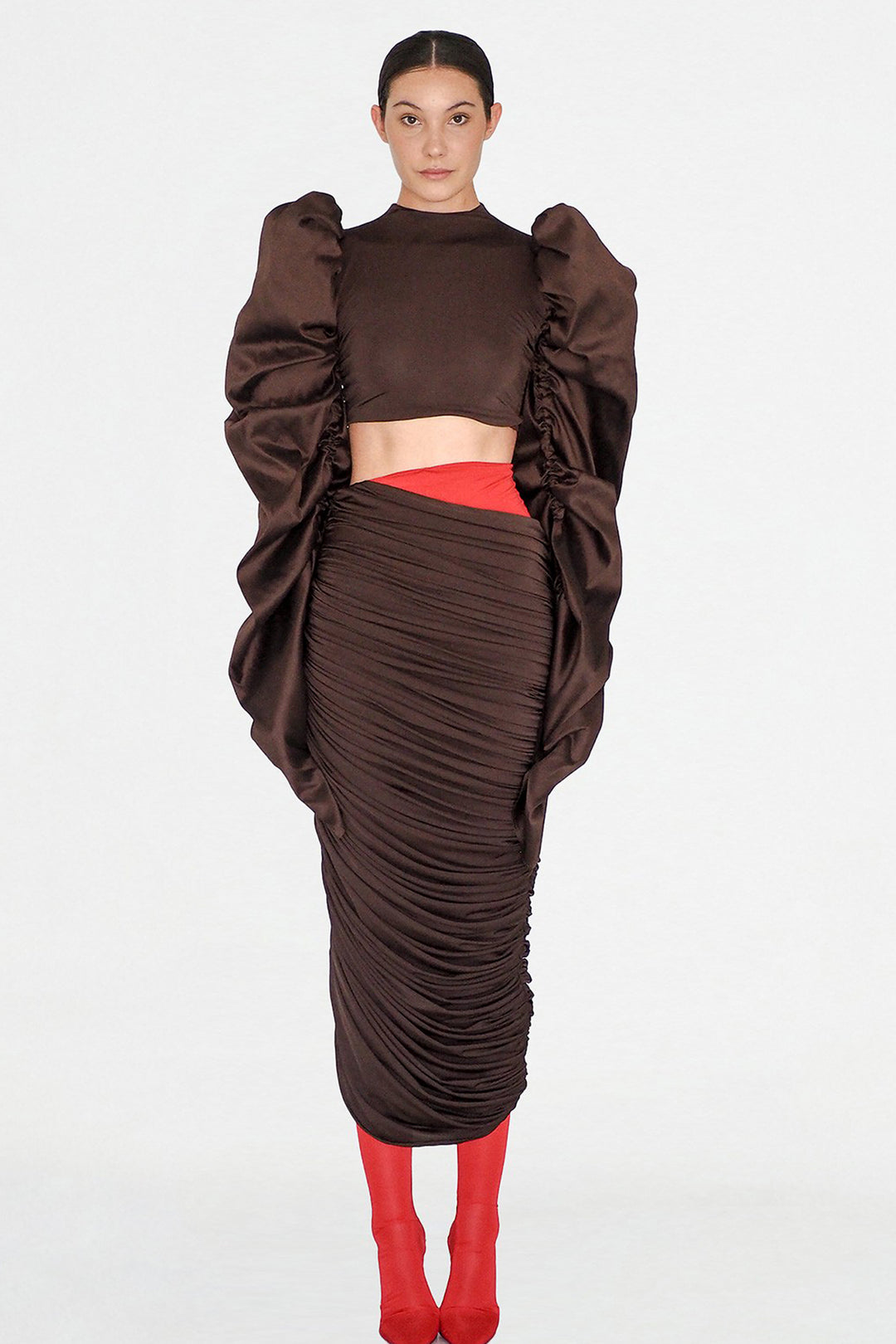 Set Skirt and Crop Top Bastille Claro