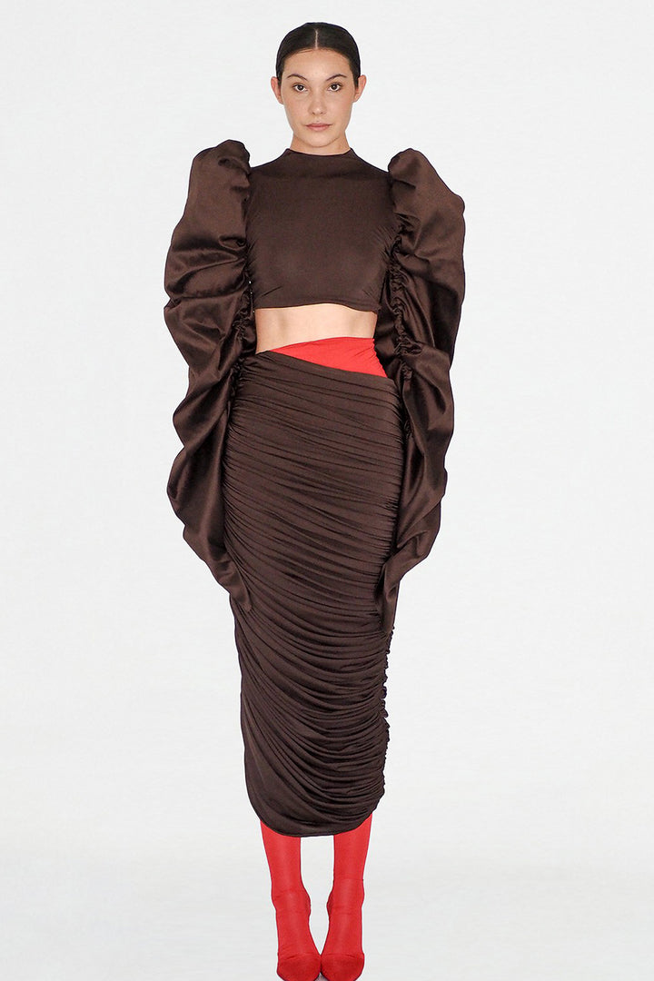 Set Skirt and Crop Top Bastille Claro
