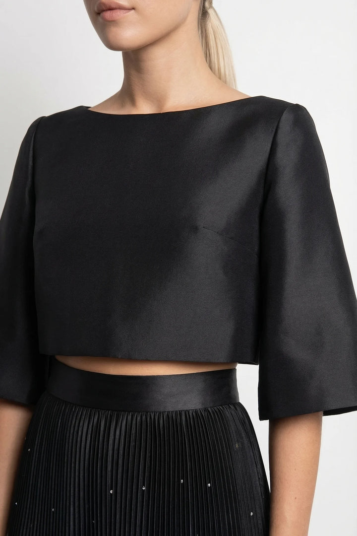 Pleated Degradé Gown