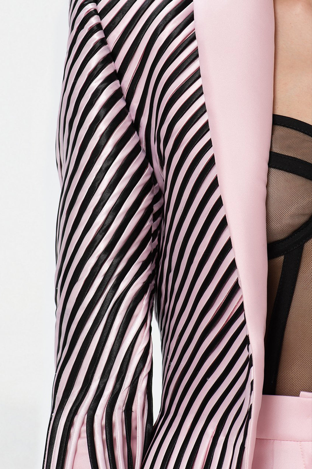 Silk Long Pantsuit with Long Sleeve