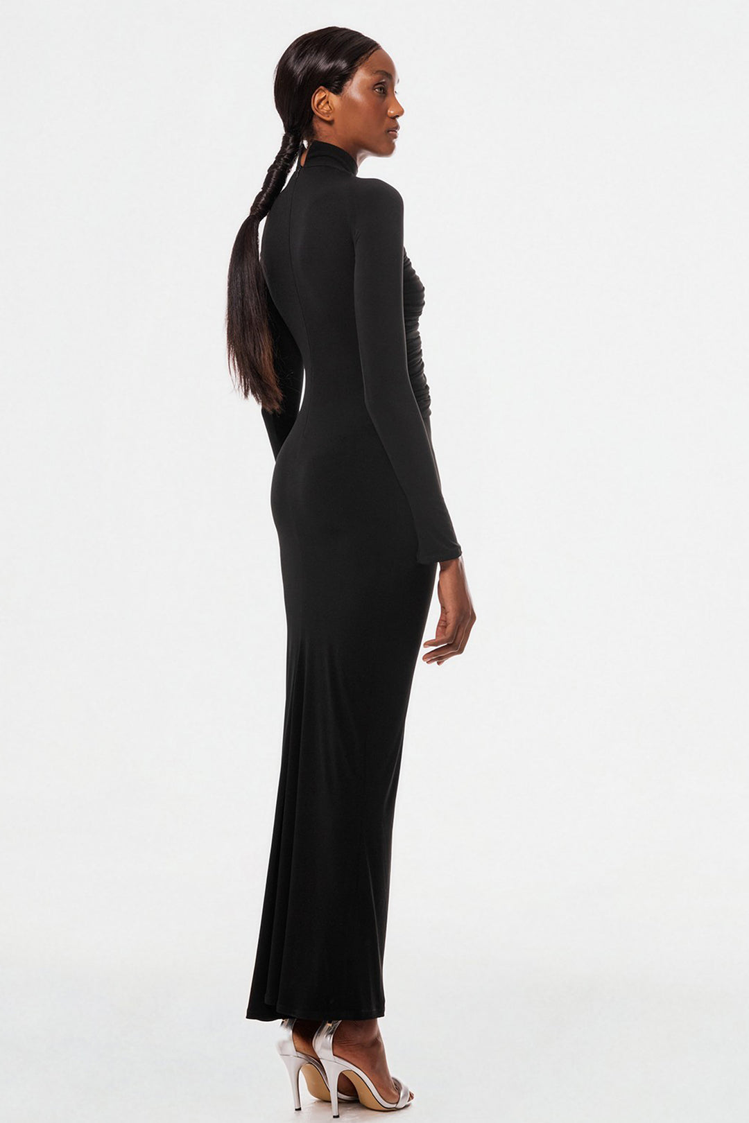 Straight Cut Midi Length Dress