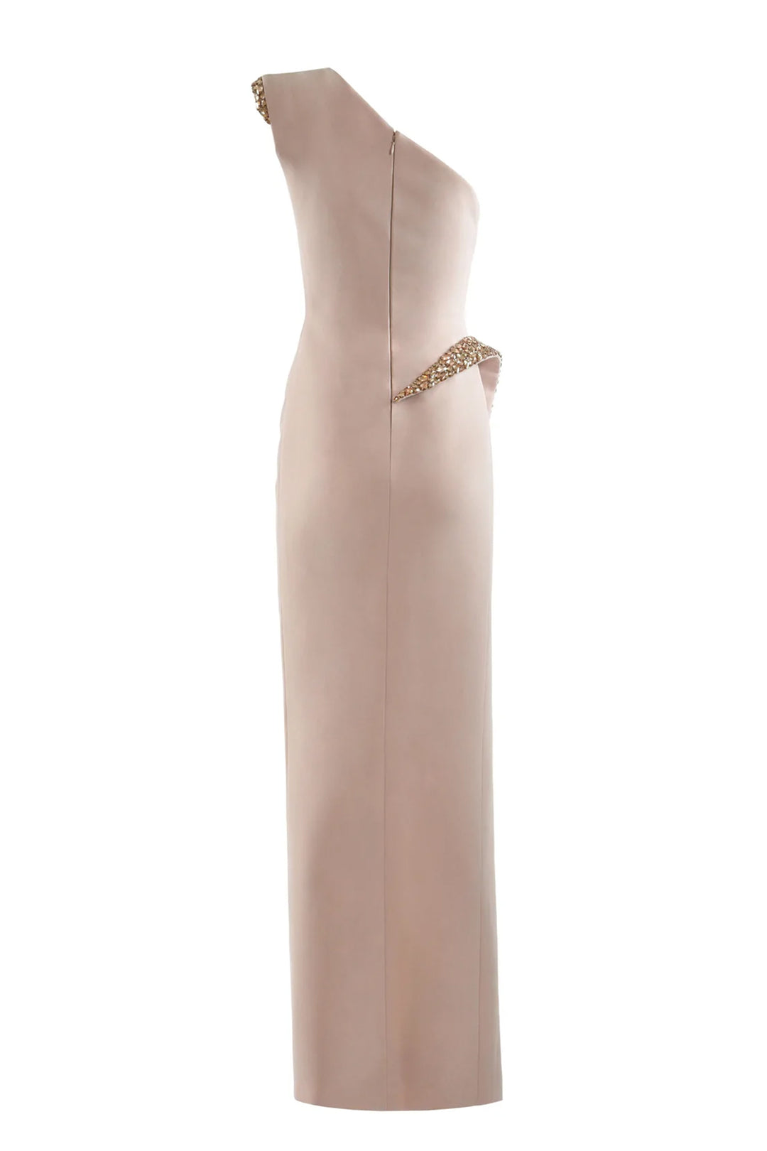 One-Shoulder Draped Dress