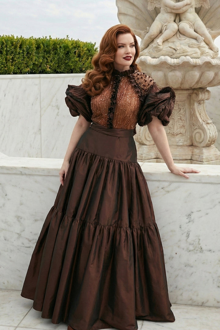 Floor-Length A-Line Dress