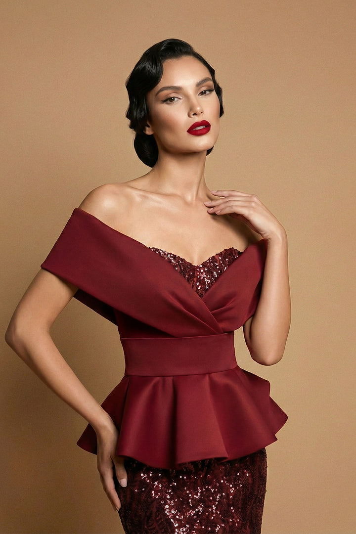 Embroidered Tulle with Mermaid Dress