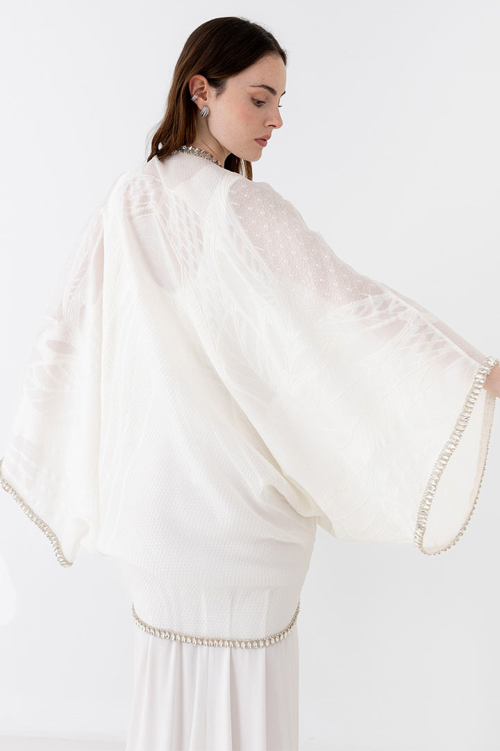 Draped Kaftan and Flowing Skirt