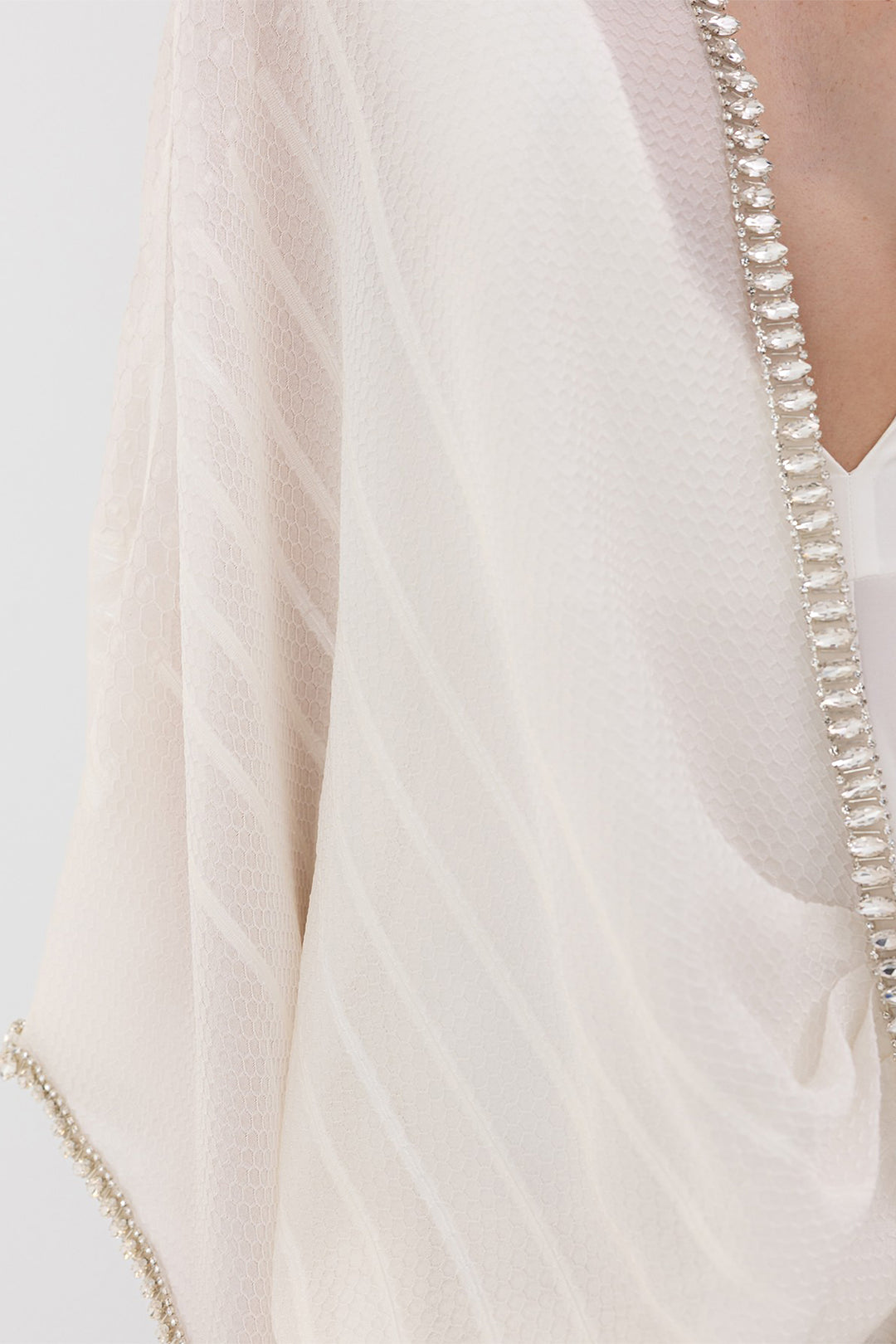 Draped Kaftan and Flowing Skirt