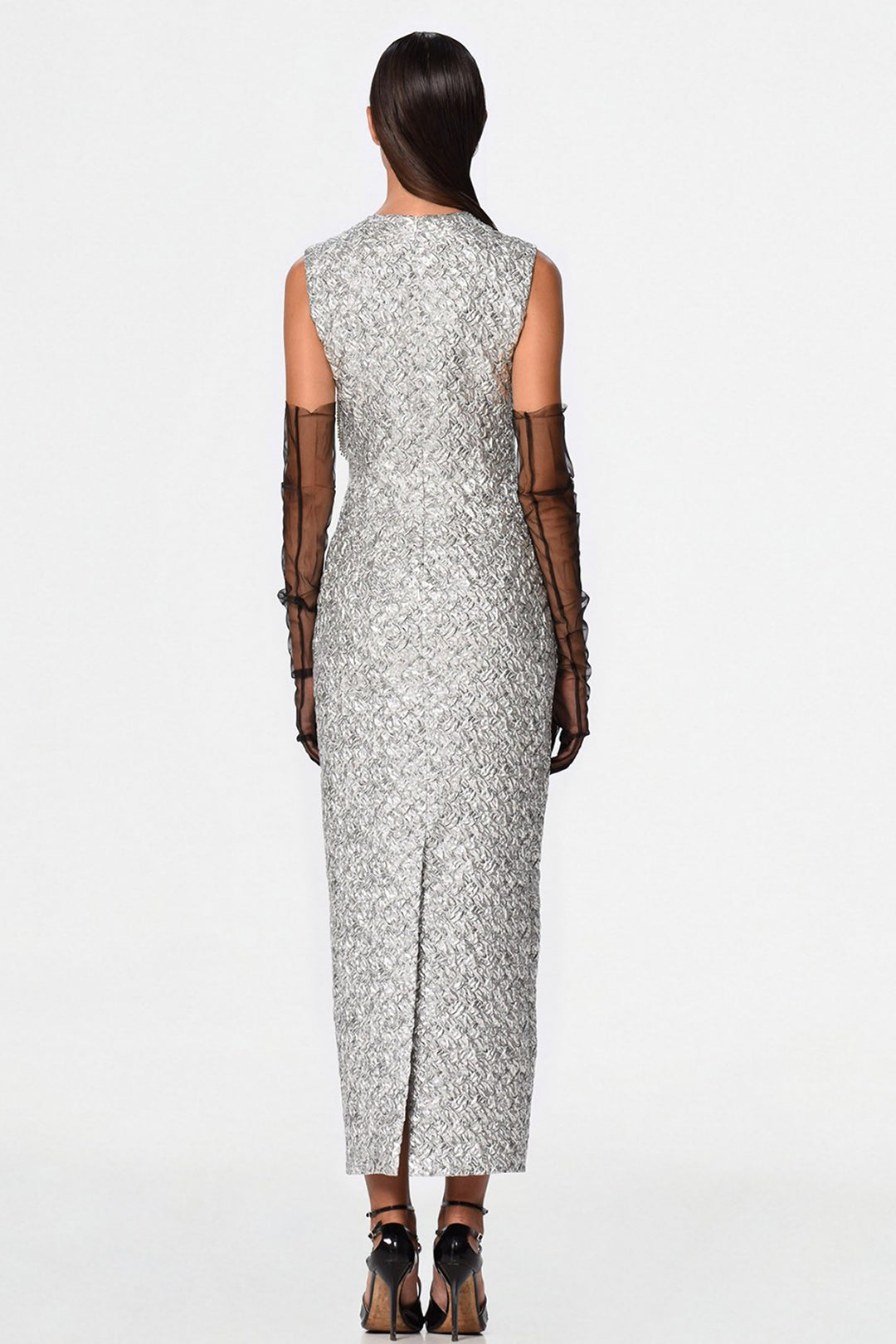 Scoop Neckline with Inspired Texture Dress