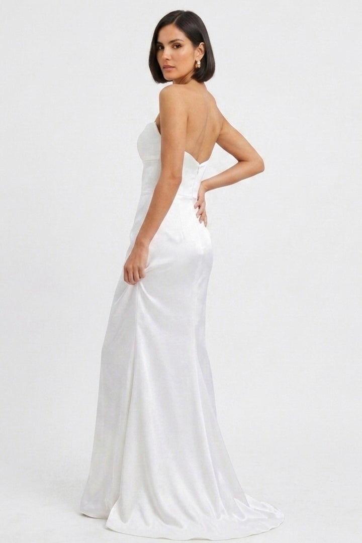 Sweetheart Mermaid Wedding Dress in Silk Crepe