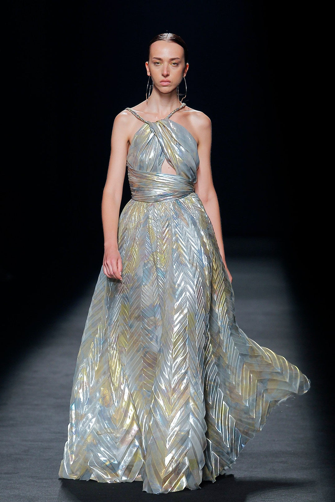 A-line Keyhole Flared Dress M.R DESIGN A-line Keyhole Flared Dress M.R DESIGN