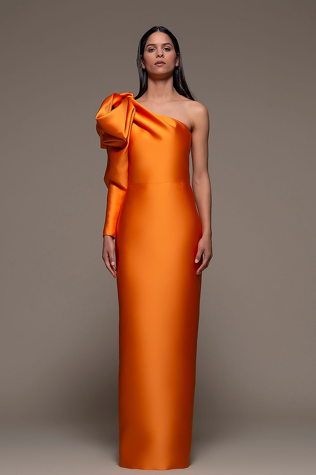 One-Shoulder Column Dress