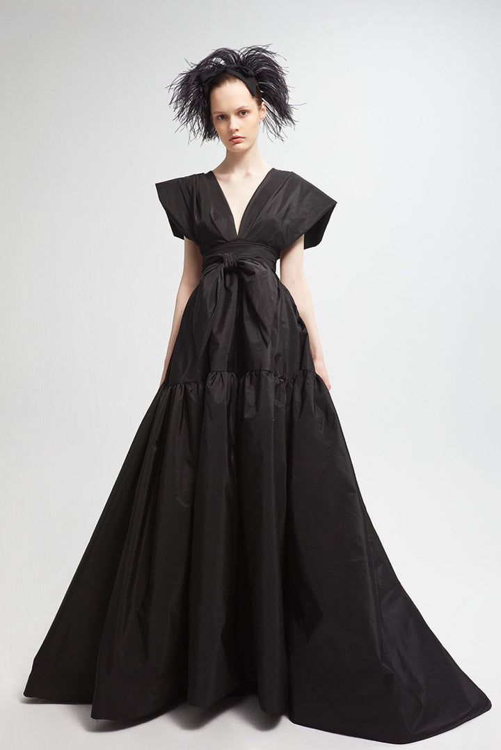 Taffeta Shiny A-line Dress