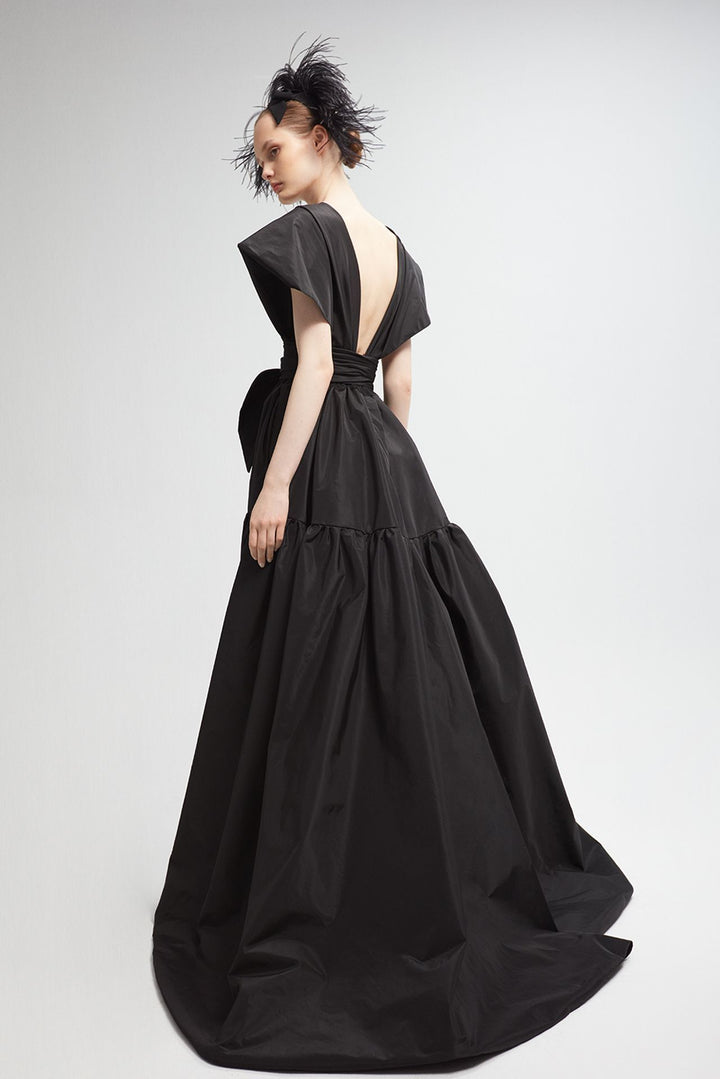 Taffeta Shiny A-line Dress