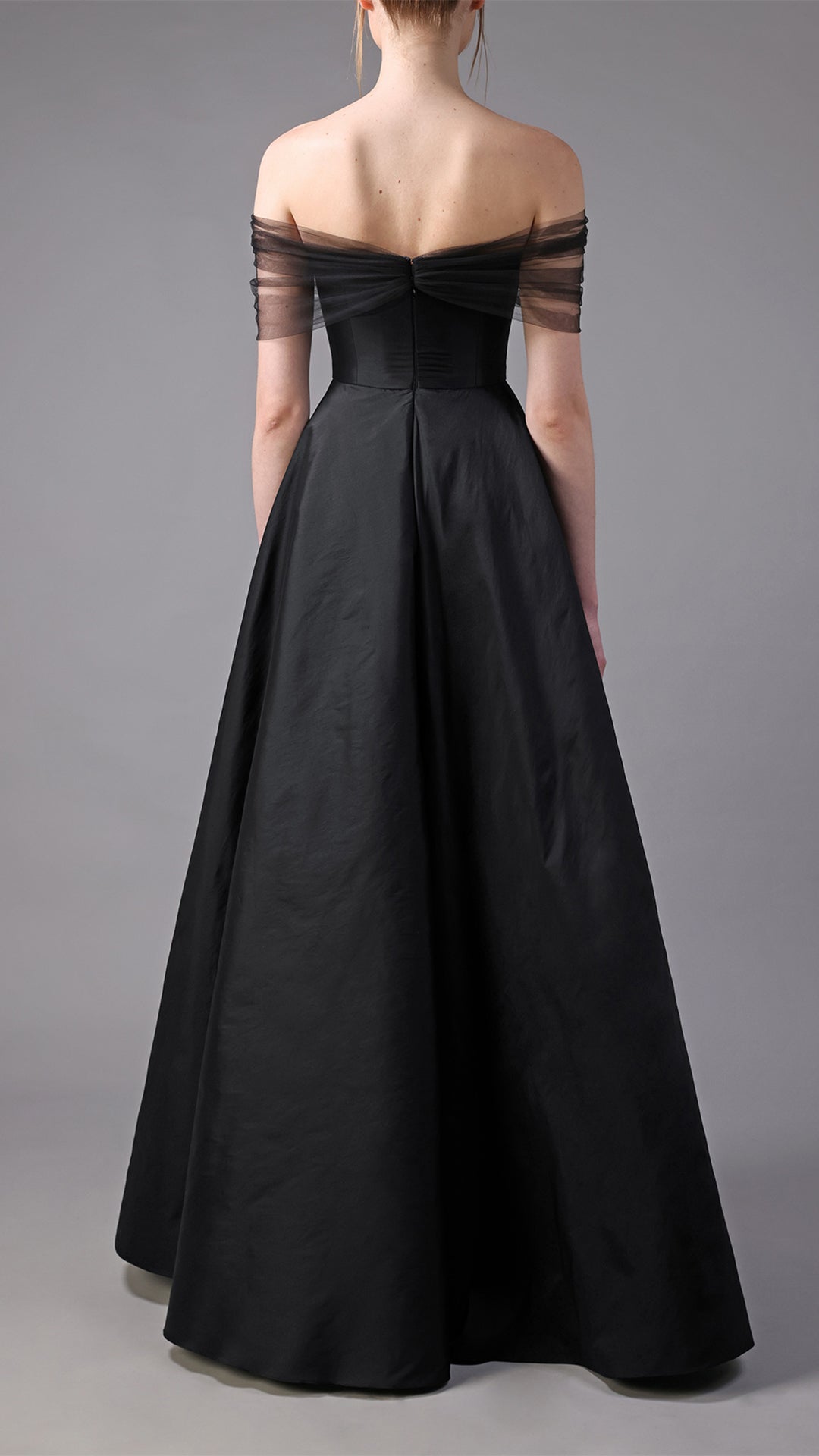 Sleeveless Taffeta A-line Dress