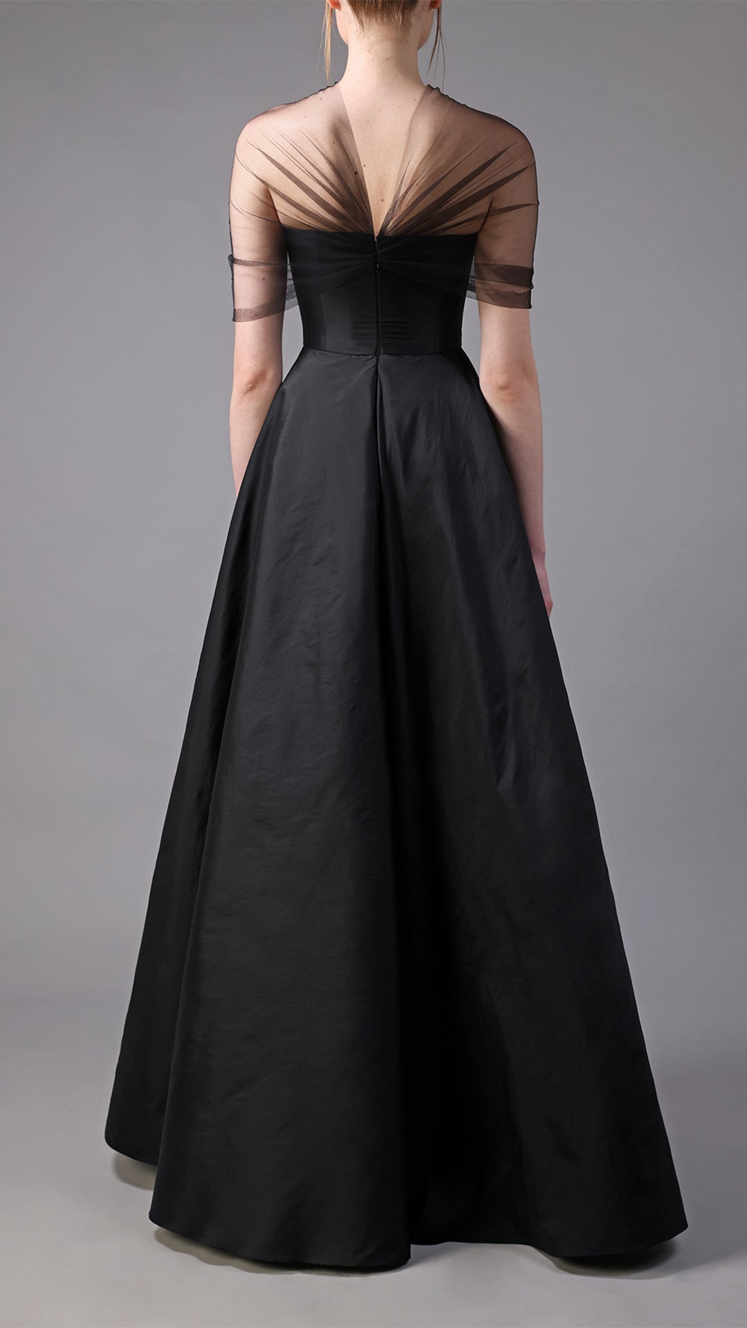 Sleeveless Taffeta A-line Dress