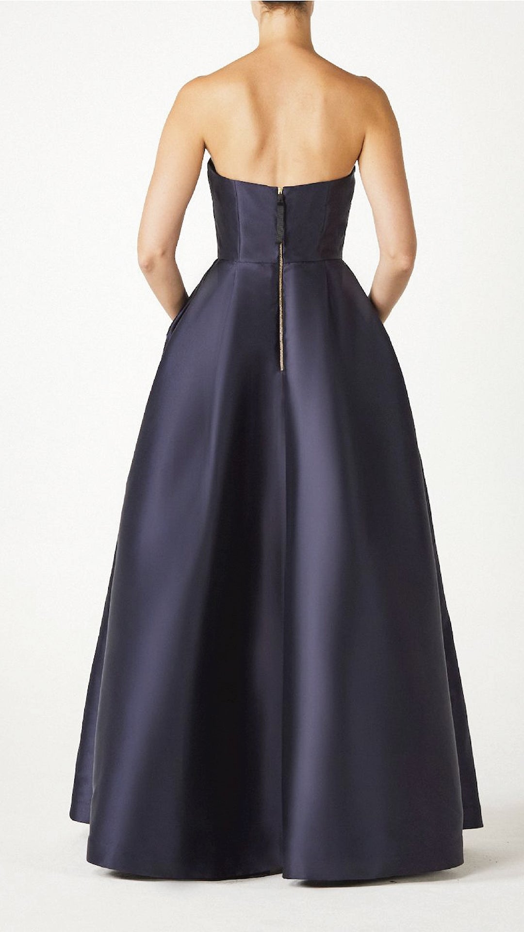 Strapless Gown with Knotted Bow