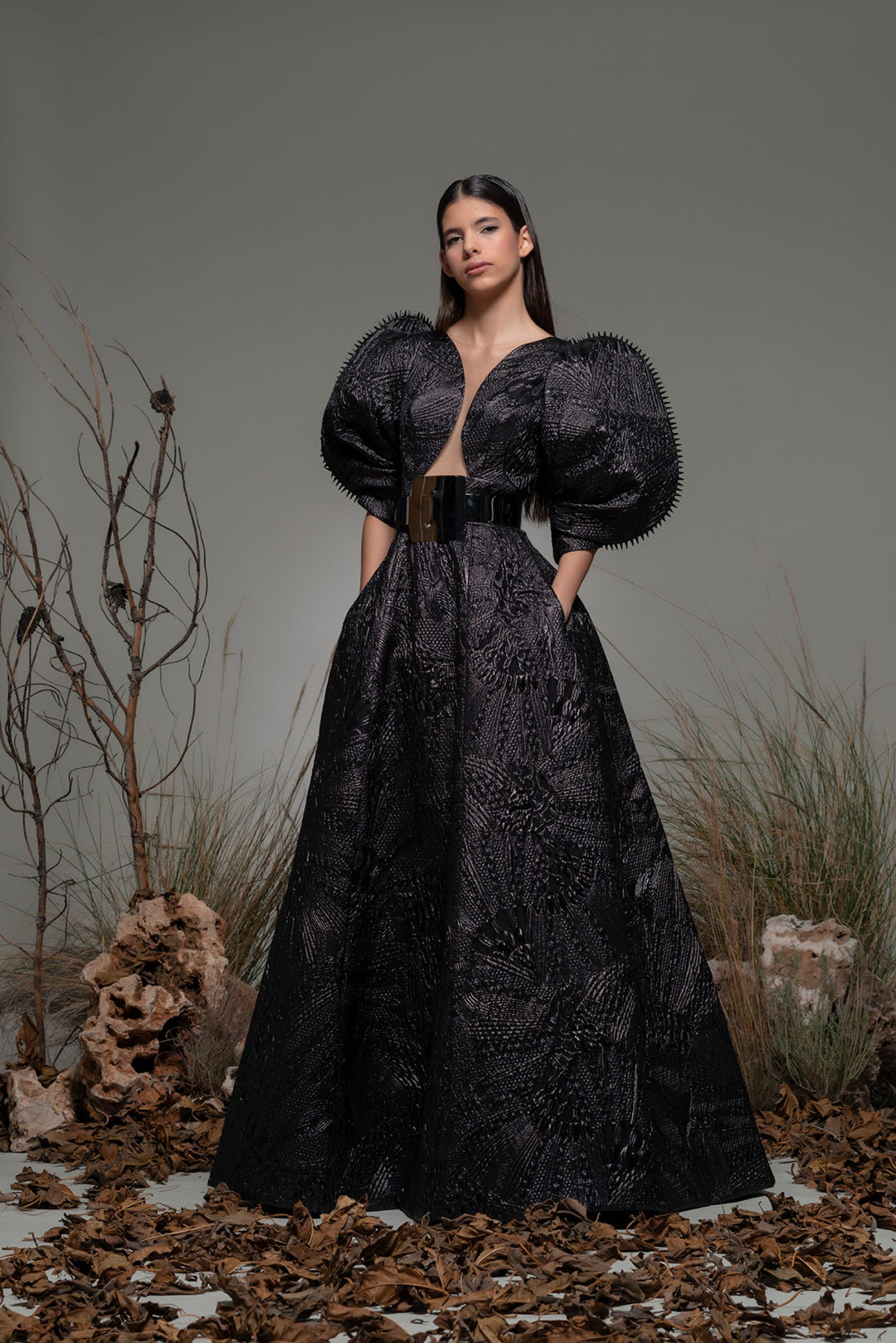 A-line Dress with Puffy Sleeves US 10 A-line Dress with Puffy Sleeves US 10