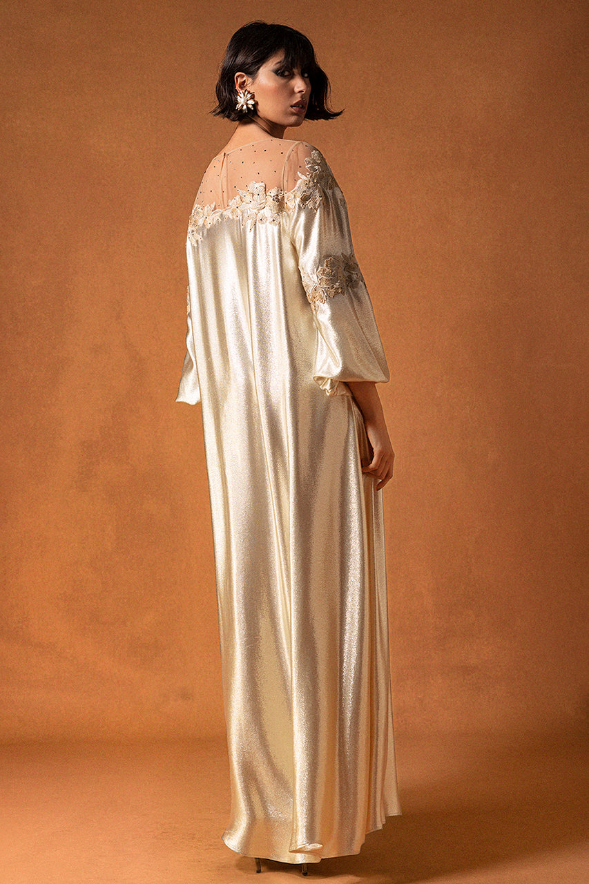 Shiny Silk Kaftan