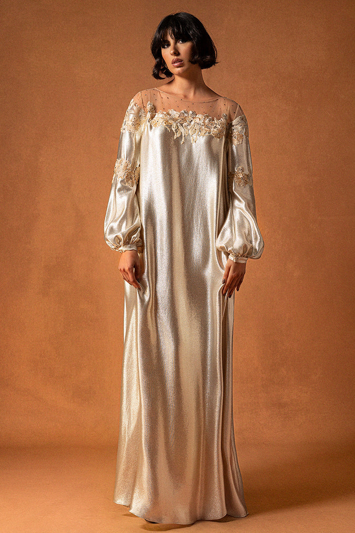 Shiny Silk Kaftan