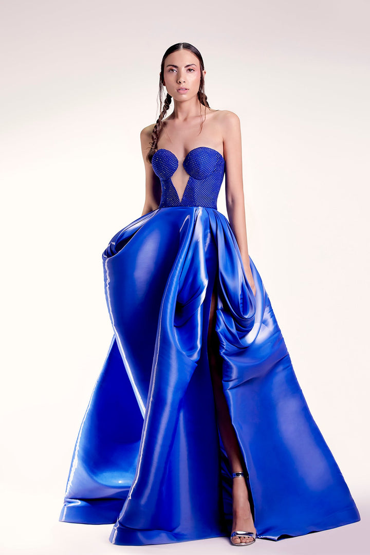 Strapless A-line Dress