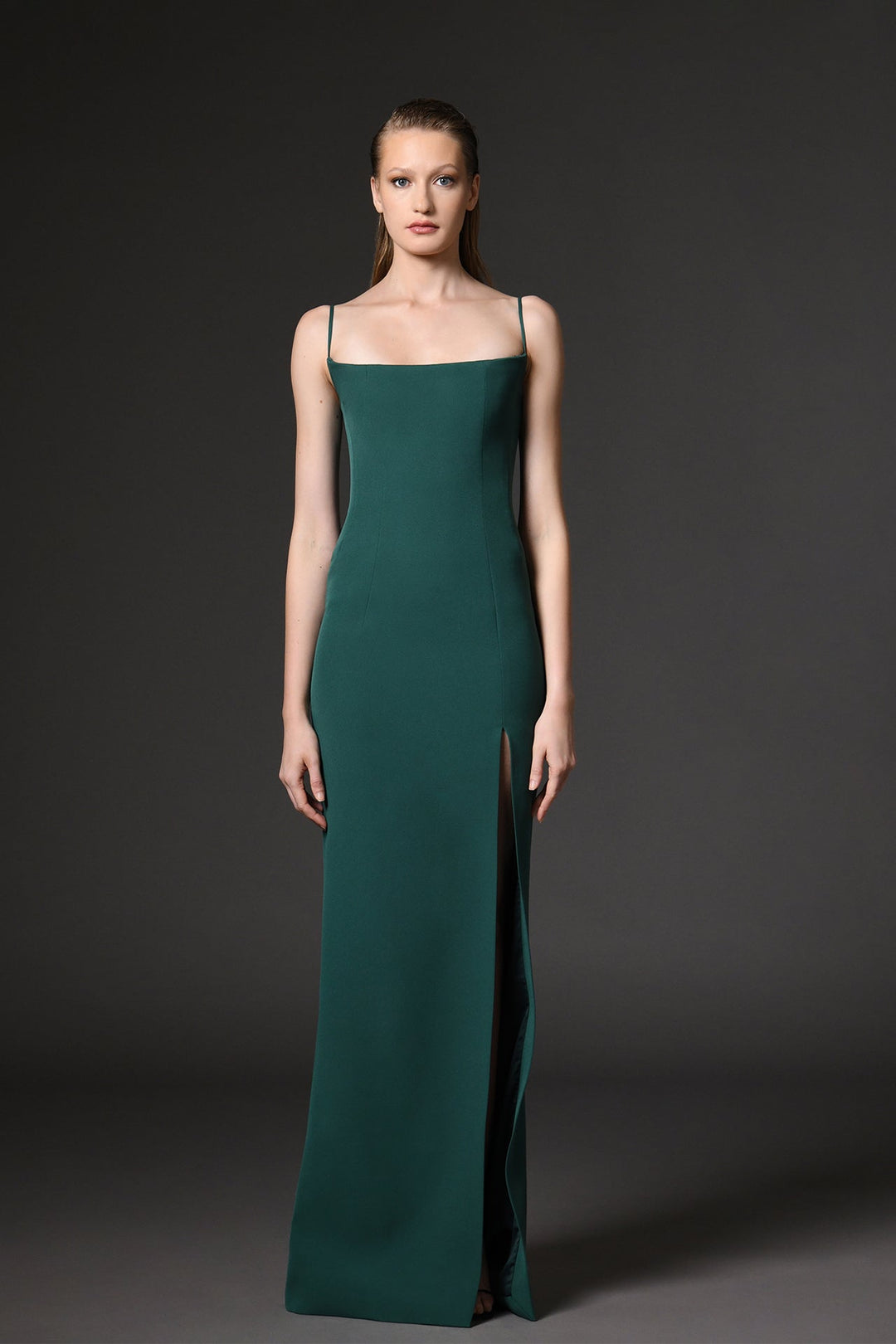 Sleeveless Crepe Column Dress US 2 / Black Sleeveless Crepe Column Dress US 2 / Black