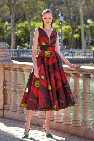 Fully printed georgette dress