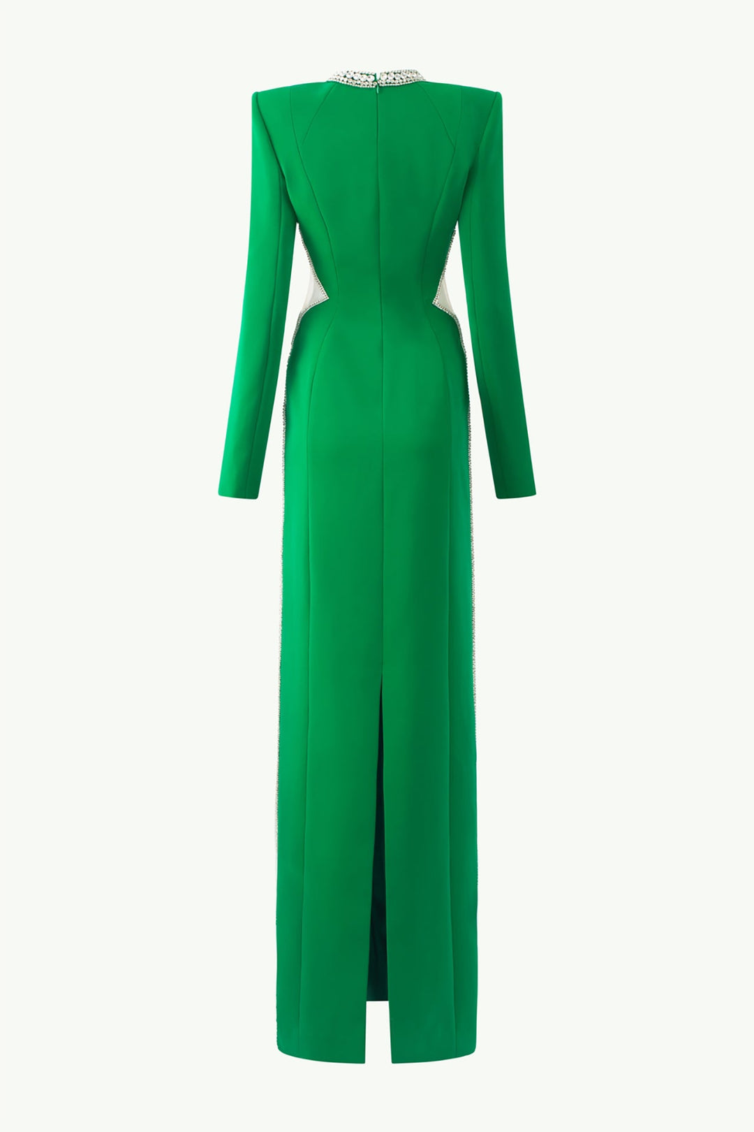 Velvet Satin Long-Sleeved Column Dress M.R DESIGN Velvet Satin Long-Sleeved Column Dress M.R DESIGN