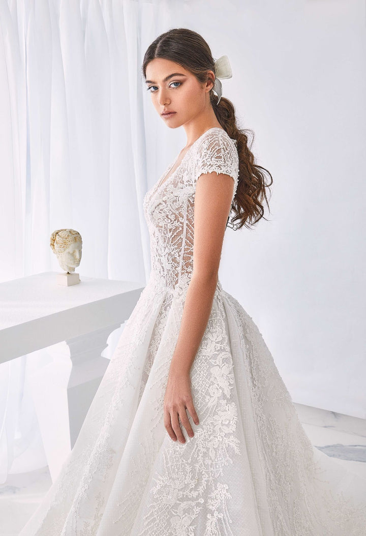 Lace Beaded Princess Dress